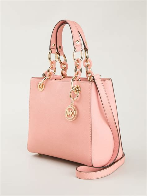 michael kors handbags pink tote.